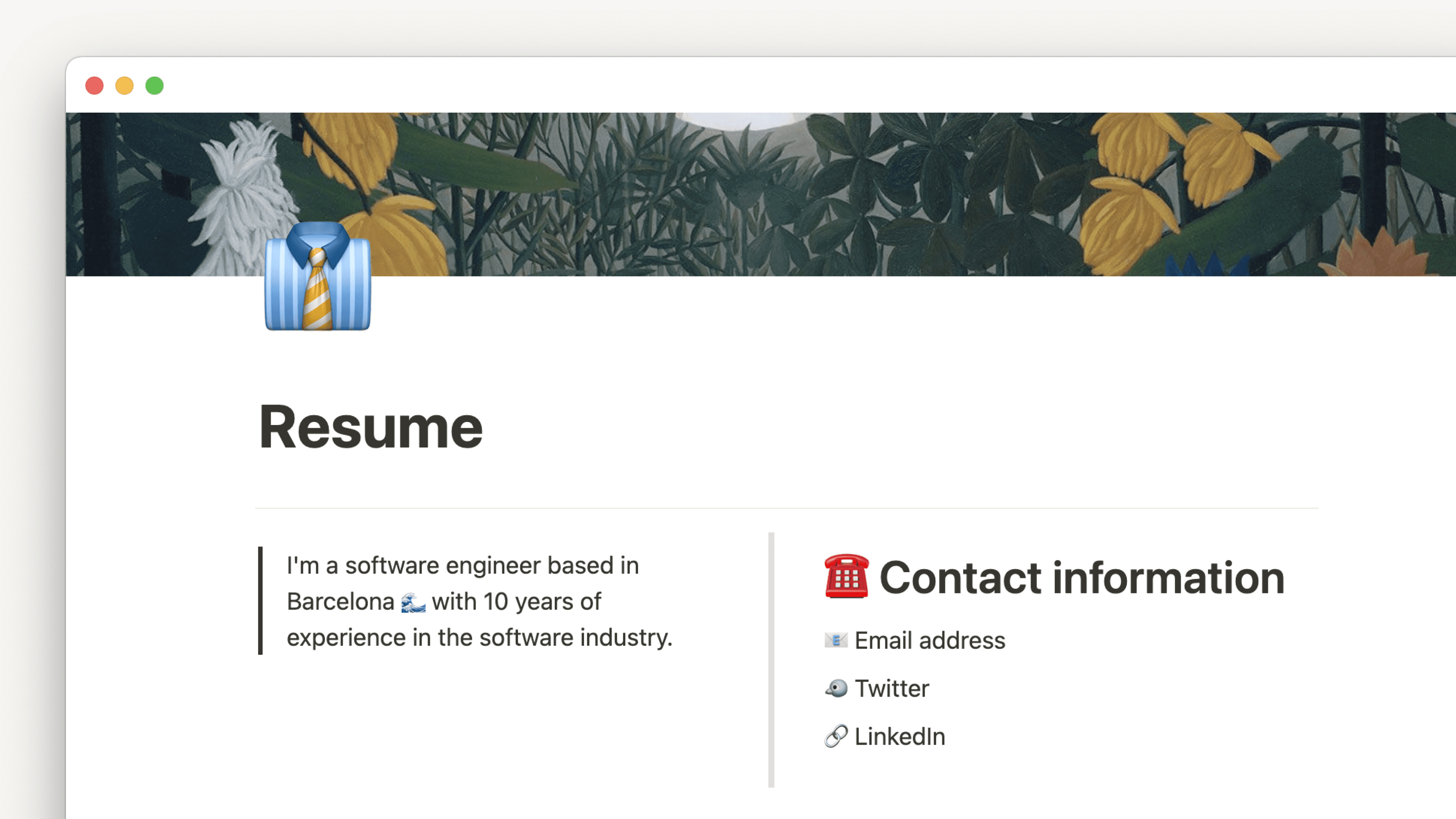 열, 제목, 구분선 - 메인