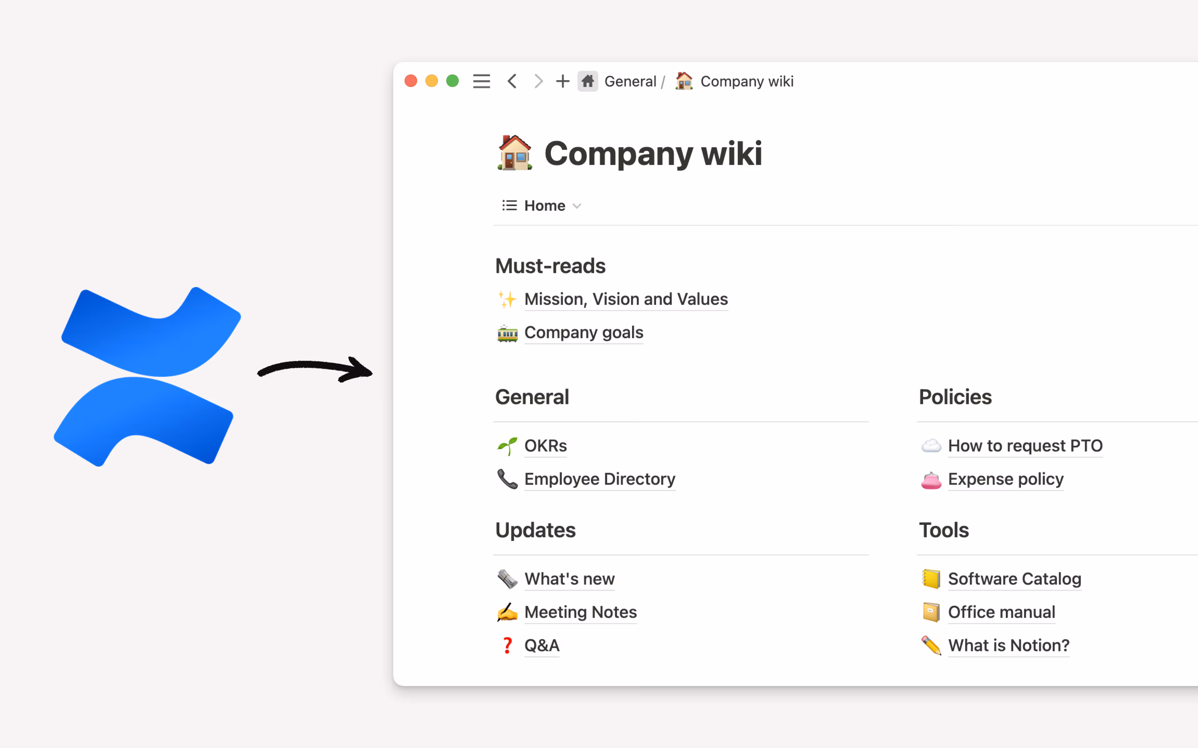 HC: Confluence 가져오기 도구