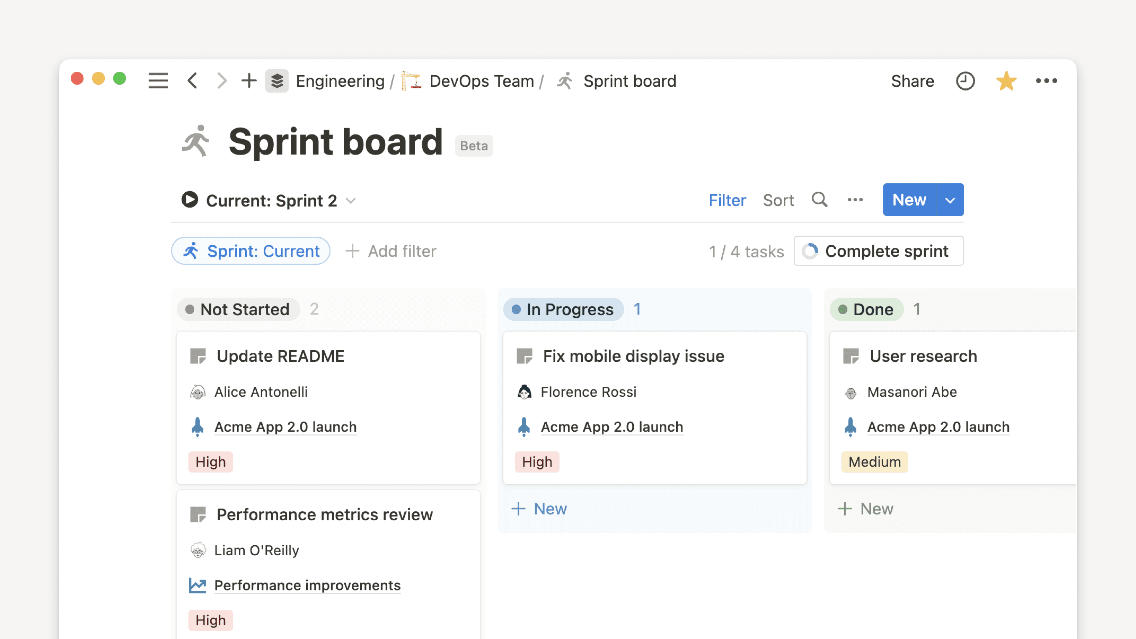 HC: 스프린트 메인