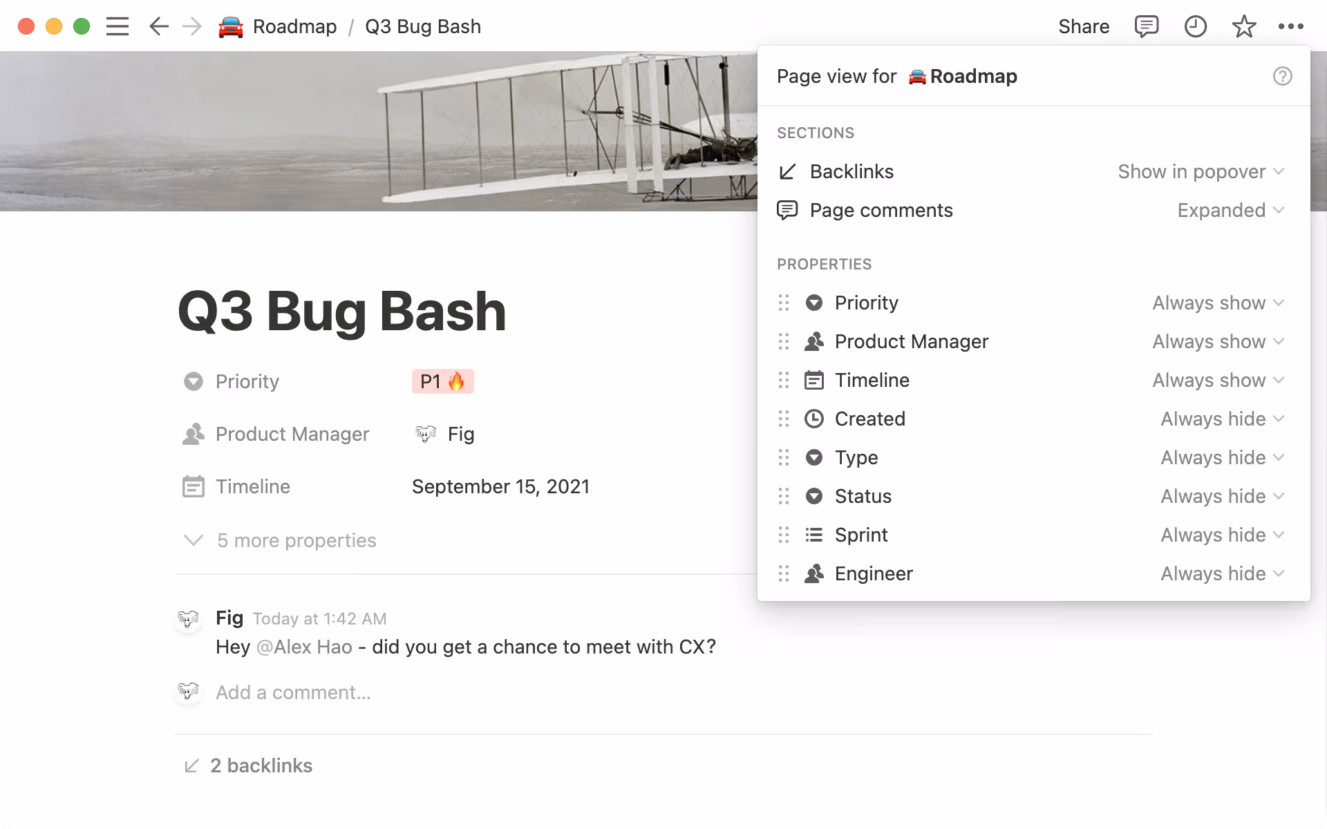데이터베이스 페이지 사용자 지정